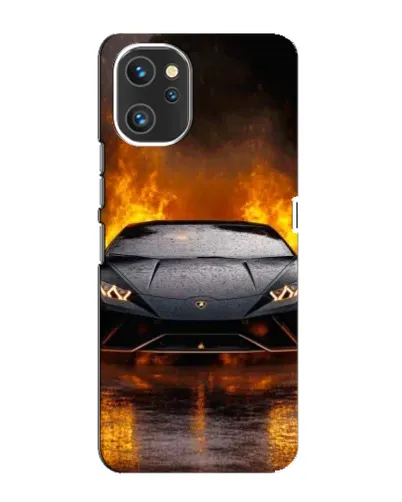 Чохол для UMIDIGI A13 з картинкою «Lamborghini у вогні»