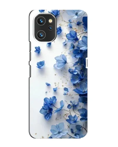 Чехол для UMIDIGI A13 с картинкой «Голубой цветочный каскад»