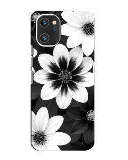 Чехол для UMIDIGI A13 с картинкой «Монохромные астры»