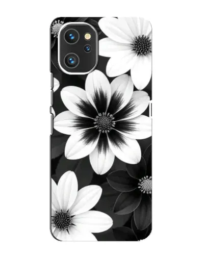 Чехол для UMIDIGI A13 с картинкой «Монохромные астры»