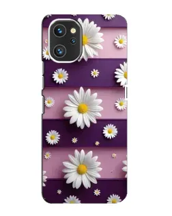 Чехол для UMIDIGI A13 с картинкой «Ромашки на фиолетовом»