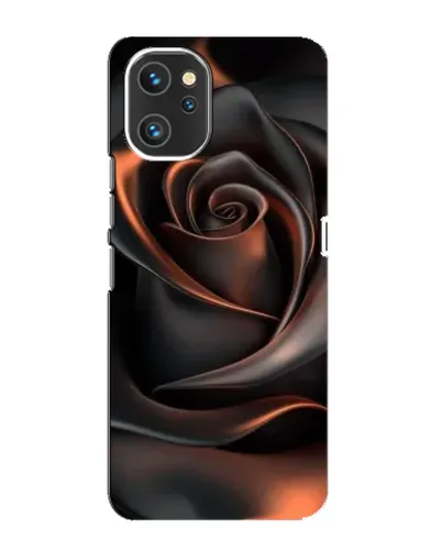 Чехол для UMIDIGI A13 с картинкой «Шелковая черная роза»