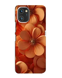 Чехол для UMIDIGI A13 с картинкой «Оранжевый макро цветок»