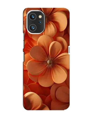 Чехол для UMIDIGI A13 с картинкой «Оранжевый макро цветок»
