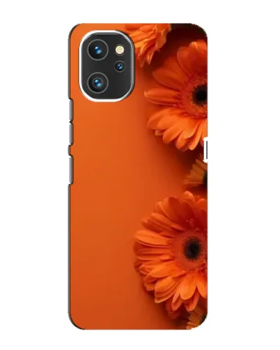 Чехол для UMIDIGI A13 с картинкой «Оранжевые герберы»