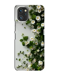 Чехол для UMIDIGI A13 с картинкой «Ветка мелких белых цветов»