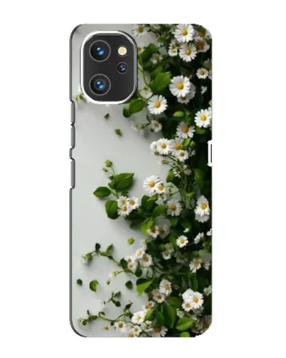 Чехол для UMIDIGI A13 с картинкой «Ветка мелких белых цветов»