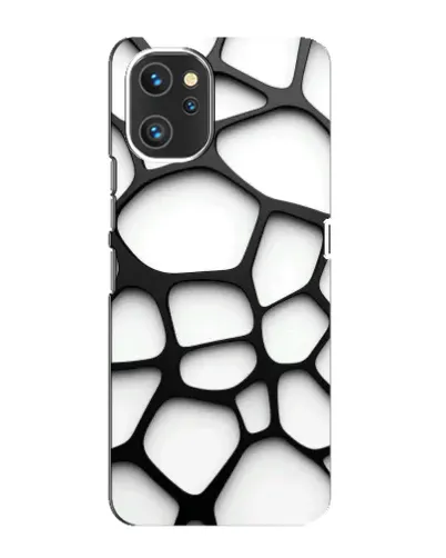 Чехол для UMIDIGI A13 с картинкой «Белая объемная сетка» Чехол для UMIDIGI A13 с картинкой «Белая объемная сетка»