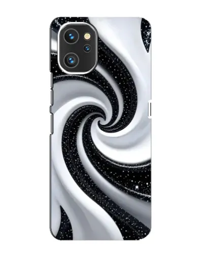 Чехол для UMIDIGI A13 с картинкой «Черно-белая спираль» Чехол для UMIDIGI A13 с картинкой «Черно-белая спираль»