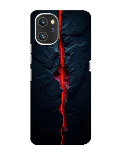 Чехол для UMIDIGI A13 с картинкой «Kрасная лавовая трещина» Чехол для UMIDIGI A13 с картинкой «Kрасная лавовая трещина»
