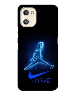 Чехол для UMIDIGI A13s с картинкой «Jordan Neon Blue» Чехол для UMIDIGI A13s с картинкой «Jordan Neon Blue»