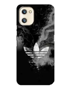 Чехол для UMIDIGI A13s с картинкой «Абстрактный дым Adidas»