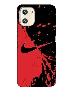 Чехол для UMIDIGI A13s с картинкой «Красные брызги Nike» Чехол для UMIDIGI A13s с картинкой «Красные брызги Nike»