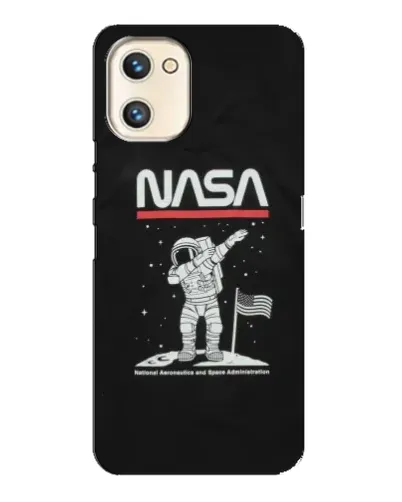 Чехол для UMIDIGI A13s с картинкой «NASA — шагаем по Луне» Чехол для UMIDIGI A13s с картинкой «NASA — шагаем по Луне»