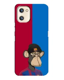 Чехол для UMIDIGI A13s с картинкой «Bored Ape — фанат Барсы»