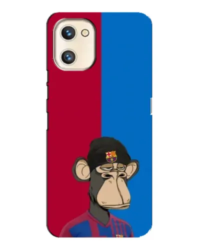 Чехол для UMIDIGI A13s с картинкой «Bored Ape — фанат Барсы»