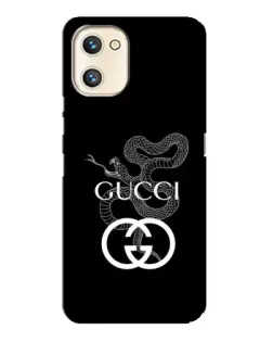 Чехол для UMIDIGI A13s с картинкой «Gucci — серебряная змея»