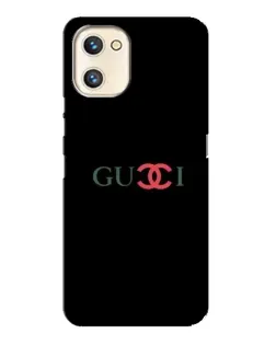 Чехол для UMIDIGI A13s с картинкой «Gucci — красный градиент»