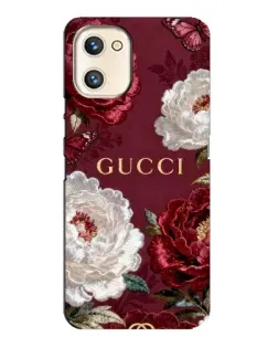 Чехол для UMIDIGI A13s с картинкой «Gucci — бордовые розы»