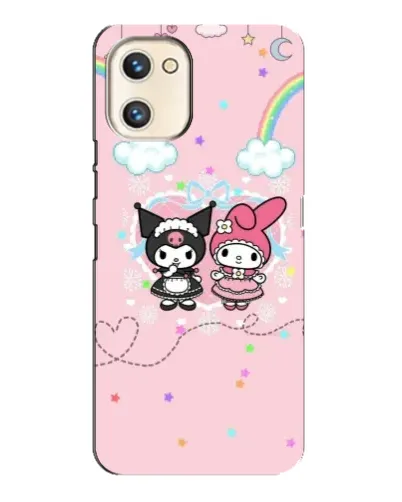 Чехол для UMIDIGI A13s с картинкой «My Melody и Kuromi» Чехол для UMIDIGI A13s с картинкой «My Melody и Kuromi»