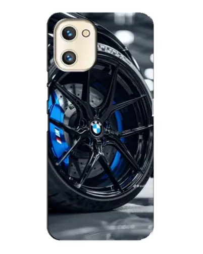 Чехол для UMIDIGI A13s с картинкой «Колесо BMW вблизи»