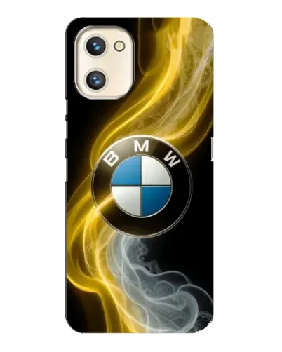 Чехол для UMIDIGI A13s с картинкой «Золотистый дым BMW»