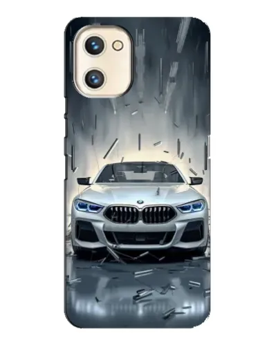 Чехол для UMIDIGI A13s с картинкой «BMW в свете фар»