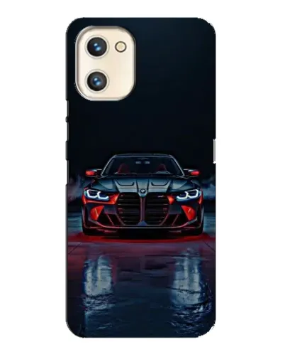 Чехол для UMIDIGI A13s с картинкой «BMW на мокрой дороге»