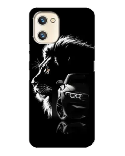 Чехол для UMIDIGI A13s с картинкой «BMW и лев»