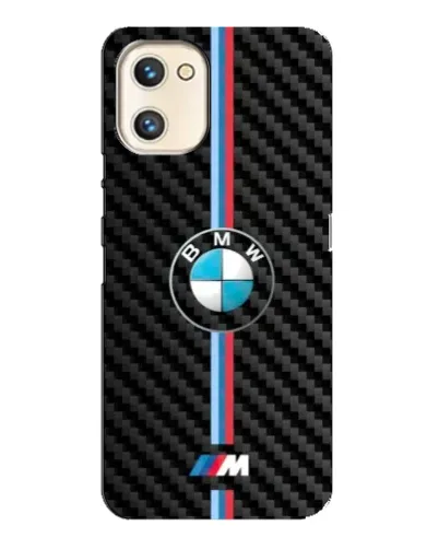 Чехол для UMIDIGI A13s с картинкой «Эмблема BMW и карбон»