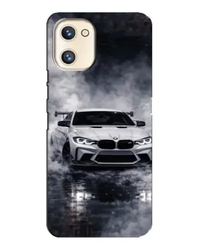 Чехол для UMIDIGI A13s с картинкой «BMW сквозь туман»