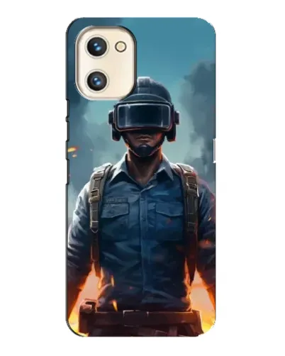 Чехол для UMIDIGI A13s с картинкой «PUBG — реалистичный герой»