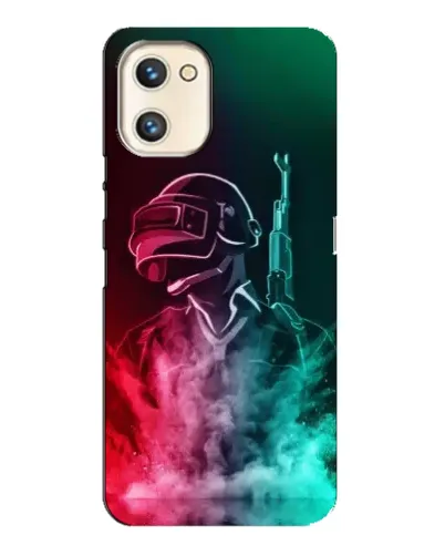 Чехол для UMIDIGI A13s с картинкой «PUBG — огненный воин»