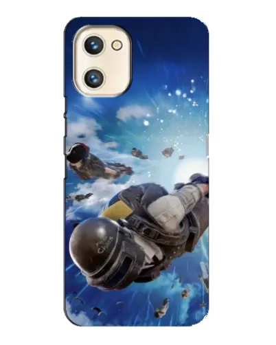 Чехол для UMIDIGI A13s с картинкой «Десант PUBG — прыжок»
