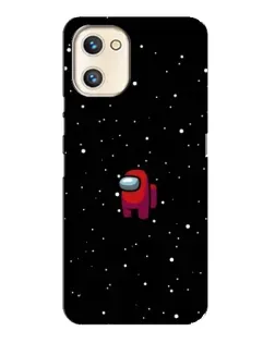 Чехол для UMIDIGI A13s с картинкой «Красный Among Us»