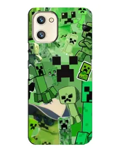 Чохол для UMIDIGI A13s з картинкою «Кріпери Minecraft»