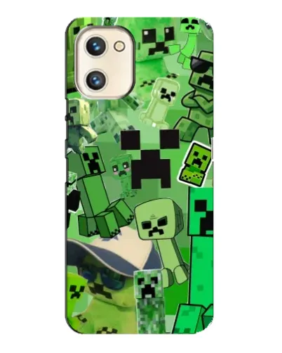 Чехол для UMIDIGI A13s с картинкой «Криперы Minecraft» Чехол для UMIDIGI A13s с картинкой «Криперы Minecraft»
