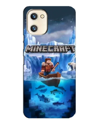 Чехол для UMIDIGI A13s с картинкой «Minecraft ледяной мир» Чехол для UMIDIGI A13s с картинкой «Minecraft ледяной мир»