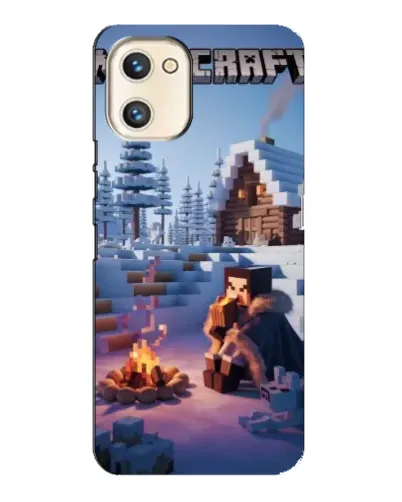 Чехол для UMIDIGI A13s с картинкой «Зимний Minecraft» Чехол для UMIDIGI A13s с картинкой «Зимний Minecraft»