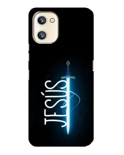 Чехол для UMIDIGI A13s с картинкой «Меч Духа Jesus»