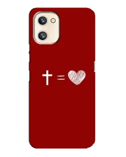 Чохол для UMIDIGI A13s з картинкою «Рівняння любові»