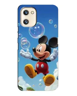 Чехол для UMIDIGI A13s с картинкой «Mickey и мыльные пузыри»