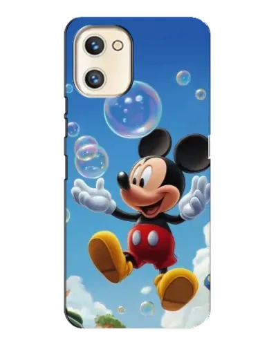 Чехол для UMIDIGI A13s с картинкой «Mickey и мыльные пузыри»