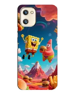 Чехол для UMIDIGI A13s с картинкой «Космический фастфуд»