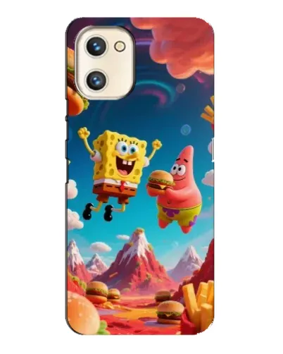 Чехол для UMIDIGI A13s с картинкой «Космический фастфуд»
