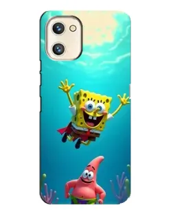 Чехол для UMIDIGI A13s с картинкой «Спанч Боб под водой»