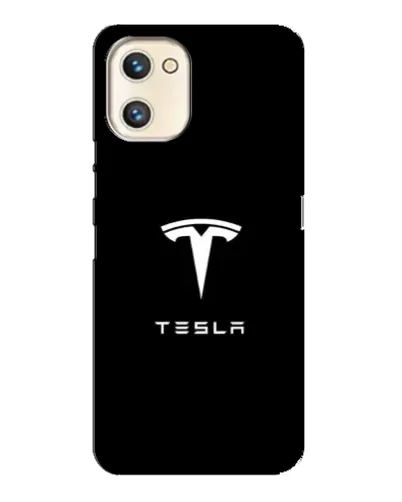 Чехол для UMIDIGI A13s с картинкой «Tesla White Logo»