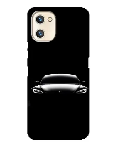 Чехол для UMIDIGI A13s с картинкой «Фары Tesla Night»