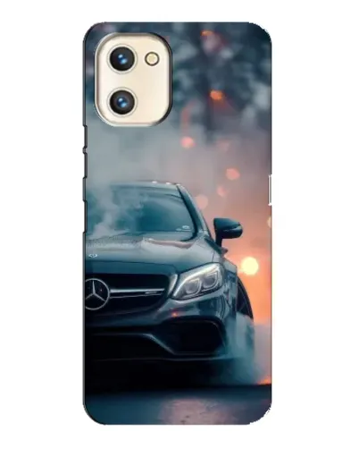 Чехол для UMIDIGI A13s с картинкой «Mercedes — ночной город»