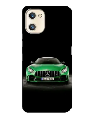 Чехол для UMIDIGI A13s с картинкой «Mercedes — неоновый лого»